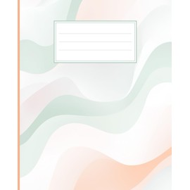 Composition Notebook 120 Pages 60 Sheets - Calming Wave Pattern Journal