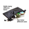 Unbranded 9x5" Lightweight 40D Black Ripstop waterproof Nylon Camping utility