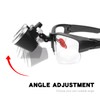 DY-409 5W Head Magnifier Adjustable Spotlight Headlight Matte Frame 2.5X/3.5X420mm