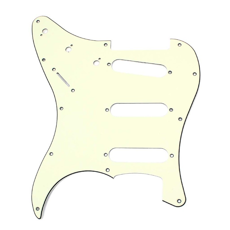 Alnicov 11 Hole Sss Guitar Strat Pick Guard Fits For