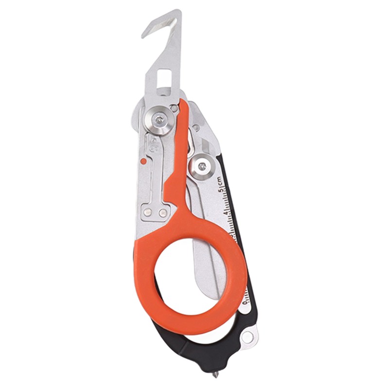 Emergency Response Shears Foldable Shear with Ring Cutter Glass Breaker
