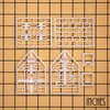 Gingerbread Xmas House Cookie Cutter, 1 set - Bakerlogy