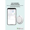 Smart Global Locator Compatible with Apple Find My, Pearl White,