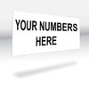 Consecutively Numbered Labels. Measure: 1.5" X 0.75" Paper Material (Various