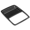Carbon Fiber Style Rear Seat Water Cup Holder Frame Trim