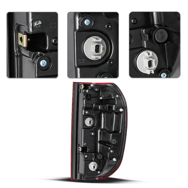 SOCKIR Tail Light Assembly w/Bulbs & LED DRL Fit 2017-2023