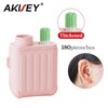 AKIESY Ear Hole Cleaning Thread, Peach-Scented Deodorizing Ear Cleaning Solution,