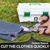 Trauma Shears 6 in1,Outdoor Camping Tools,Trauma Shears Foldable,Emergency Shears,Multi-function Shears,with