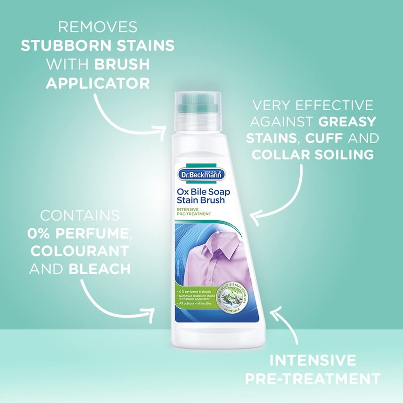 Dr. Beckmann Power Brush Stain Remover | fights even stubborn