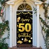 GoldRock 50th Birthday Decoration Banner Background, Birthday Banner 50, Decoration