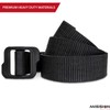 MISSION ELITE Heavy Duty Military Tactical Belt - 2-Ply Nylon