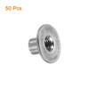uxcell M5 T-Nuts, 50pcs Carbon Steel Tee Nut Round Base