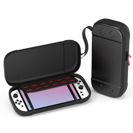 Switch 2ケース バッグ 収納バッグ 薄型 衝撃吸収 撥水表面 ゲームカード 12枚収納 落下試験済み キャリングケース スイッチ ケース Switch 2025 持ち運び便利 ホワイト紅白