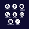 3 in 1 Bluetooth Speaker PC ABS Alarm Clock with