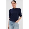 LE BOP Women's Vivi Sweatshirt, Navy, Blue, M