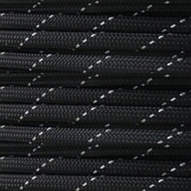 Paracord Planet Reflective 550lb Paracord – 7 Strand Type III Nylon Parachute Cord for Outdoor Visibility, Hiking & Crafting