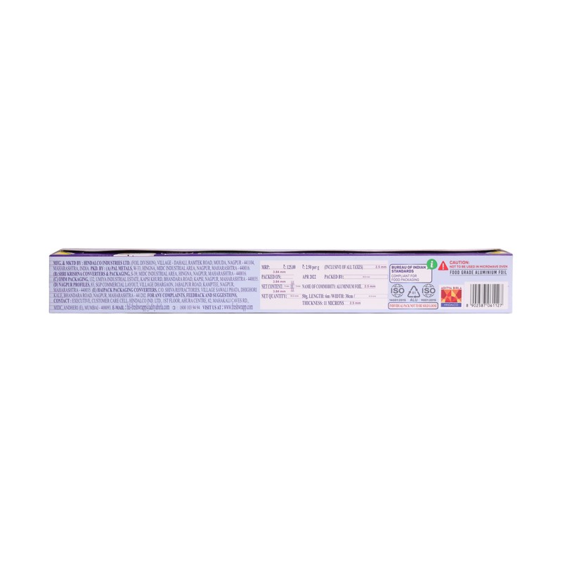 Hindalco Freshwrapp Aluminium Foil 33g + 17g (Pack of 3)