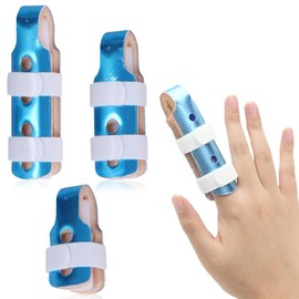 Fingerschiene, 3 Stück, Fingerlinge Fingerschutz, Fingerglätter Finger Schiene Stabilisator, Weicher Bequemer Fingerstütze, Linderung Schmerzen, Fur Zeigefinger, Mittelfinger, und Ringfinger, S,M,L