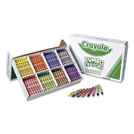 Jumbo Classpack Crayons 25 Each of 8 Colors 200/Set Qty: 200