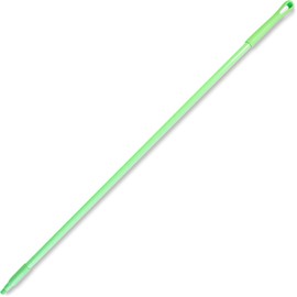 SPARTA Fiberglass Broomstick Replacement Broom Handle with Acme Threaded Tip for Industrial Cleaning Tools, Fiberglass, 60 Inches, Lime