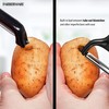 Farberware Professional Euro Peeler and Y-Peeler Set, 8-Inch and 5-Inch,