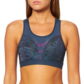 Triumph Women's Triaction Seamless Motion N Sports Bra, Multicolour (Green-Dark Combination M010), 30A (Size: X-Small)