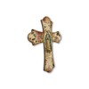 Fratelli Bonella Vintage Cross Made of Religious Wood of the