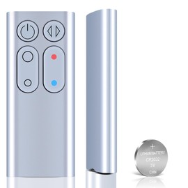 HZIME 922662-08 Replaced Remote Control Compatible for Dyson AM04 AM05 Hot + Cool Fan Heater (Sliver Color with Battery)