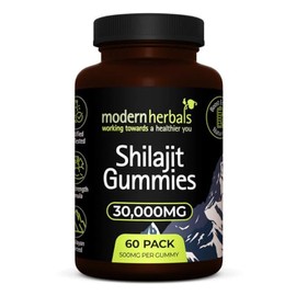 modern herbals Shilajit Gummies 1,000mg per Serving, 30 Days Supply
