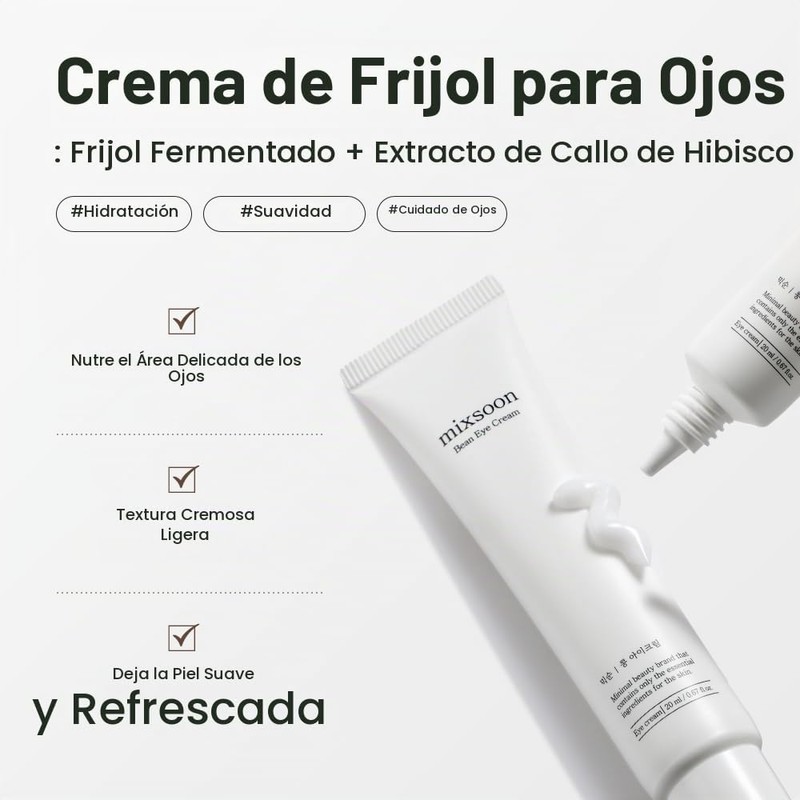 Bean Eye Cream – Hidratación profunda para contorno suave, 20