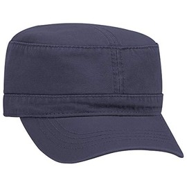 OTTO Superior Garment Washed Cotton Twill Military Cap - Navy