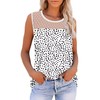 KISSMODA Womens Summer Casual Top Leopard Print Tank Tops Lace