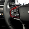 nuoozy Carbon Fiber Steering Wheel Button Frame Cover Trim Compatible