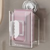 Wipes Dispenser for Bathroom | Suction Cup Clear No Punching