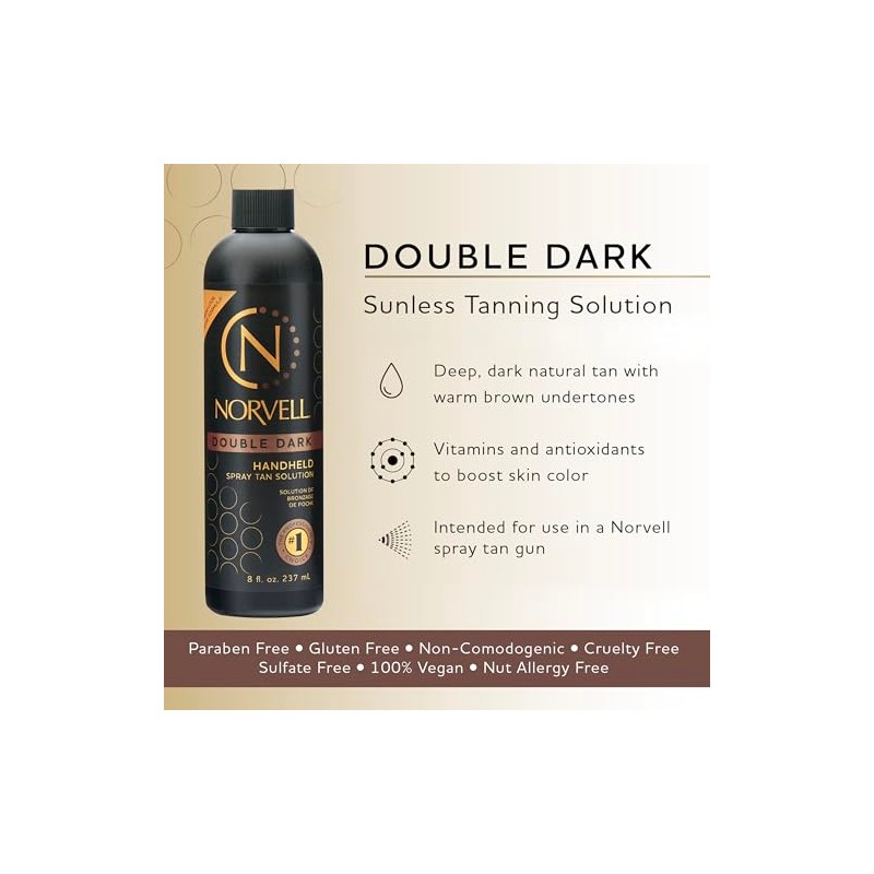 Norvell Premium Sunless Tanning Solution - Double Dark, 8 fl.oz.