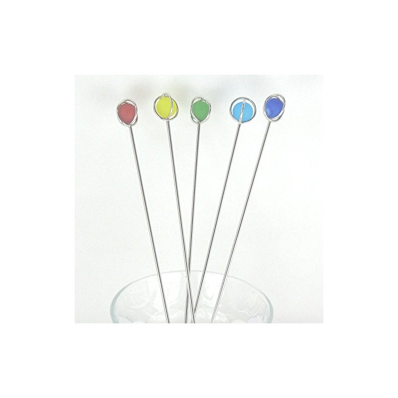 Nagao Planet Muddler Red, Yellow, Green, Blue, Navy, Set of