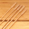 BambooMN 9.8" Premium Bamboo Arrow Shrimp Meat Fruit Kebab Skewer