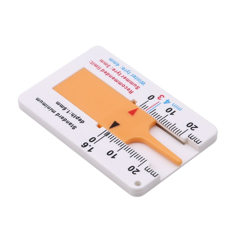 HKUN Tire Groove Measuring Gauge, Mini Depth Gauge, Tire Wear