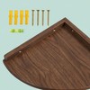 Relaxdays scaffale angolare, HLP: 3 x 18 x 18 cm,