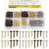 Mardatt 1600Pcs 3 Sizes Small Tiny Nails Assortment Kit, 1x6mm,