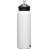 CamelBak eddy+ Vacuum Stainless Insulated Water Bottle, 32 oz, White