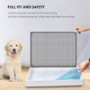 Litter Pan with Grid Dog Training Pan Cage with Toilet