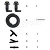 Amavoler Windshield Washer Nozzle Kit Aftermarket Replacement Accessory Fit for