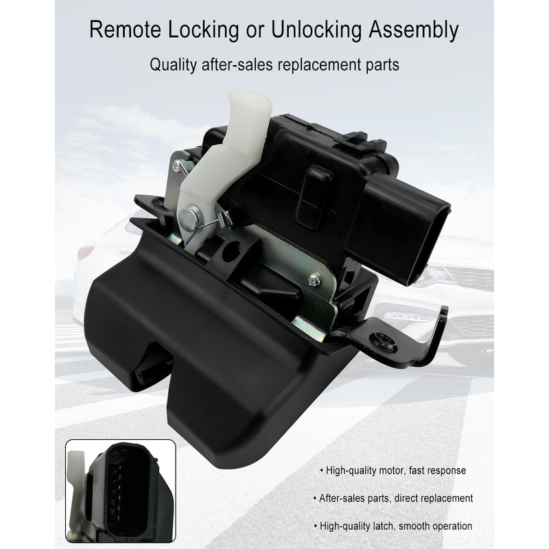 81230-C5000 Trunk Lock Fit for Kia Sorento 2016-2020, Rear Tailgate