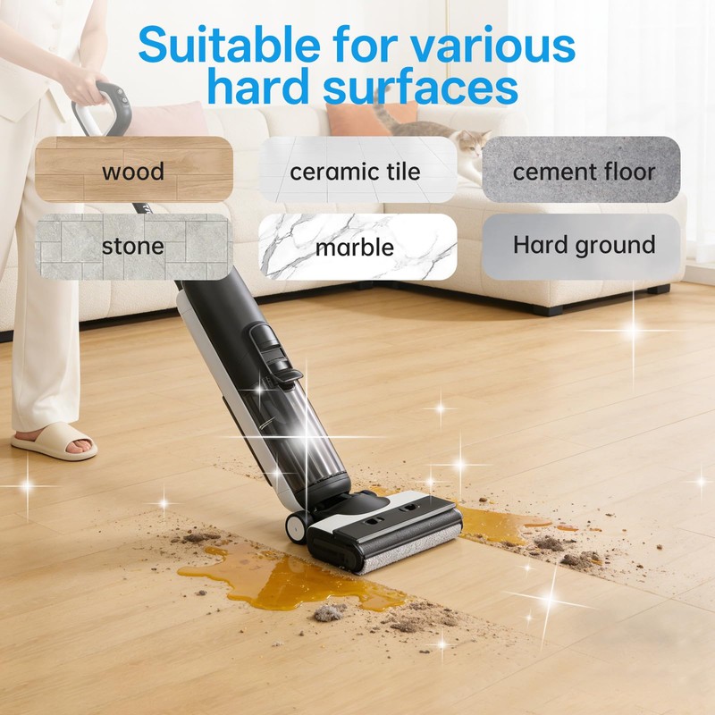 1L Fresh Ocean Scent Floor Cleaning Solution Compatible With Tineco