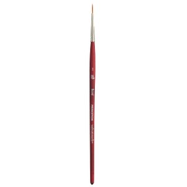 Princeton Velvetouch Artiste, Mixed-Media Brush for Acrylic, Watercolor & Oil, Series 3950 Round Luxury Synthetic, Size 1