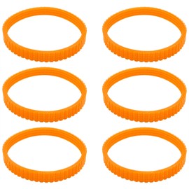 AYLIFU Planer Planer Planer Drive Belt Orange With a Circumference of 9.37 inches For 1900B BKP180, KP0080, KP0810 Power Tool Replacement Parts 6PCS
