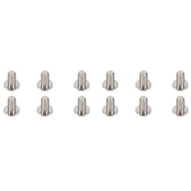 Tbest vis rotor,12pcs M5x10mm Titanium Alloy Button Head T25 Torx Screws Head Brake Screws Fastener replacement for Bike ycle(M5x10 Silver)