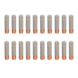 TimelyDu Mig Welder Tips 20-Pack Welding Tips with Non-Stick Coating; .035” Ø0.9mm ceramic welding tips for Mig Welding Gun Welding Torch MIG Gun Replacement,Welding Accessories, Copper (0.035")
