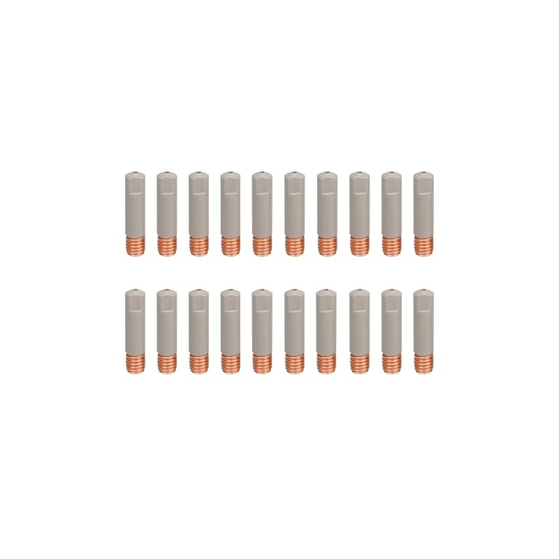 TimelyDu Mig Welder Tips 20-Pack Welding Tips with Non-Stick Coating;